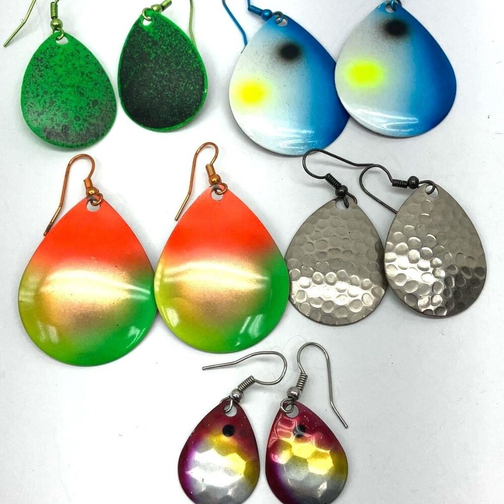 Earrings (Fishing Lure Décor)